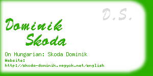 dominik skoda business card